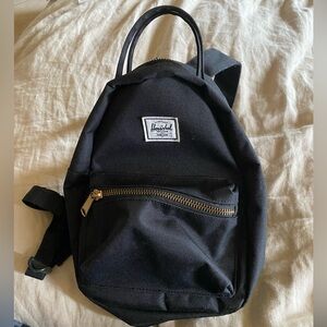 Herschel mini black backpack